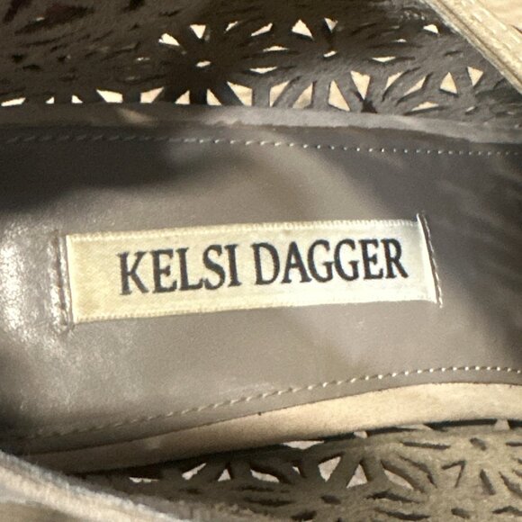 NWT Kelsi Dagger Warm Gray Heels Size 10 IN BOX - Picture 14 of 14